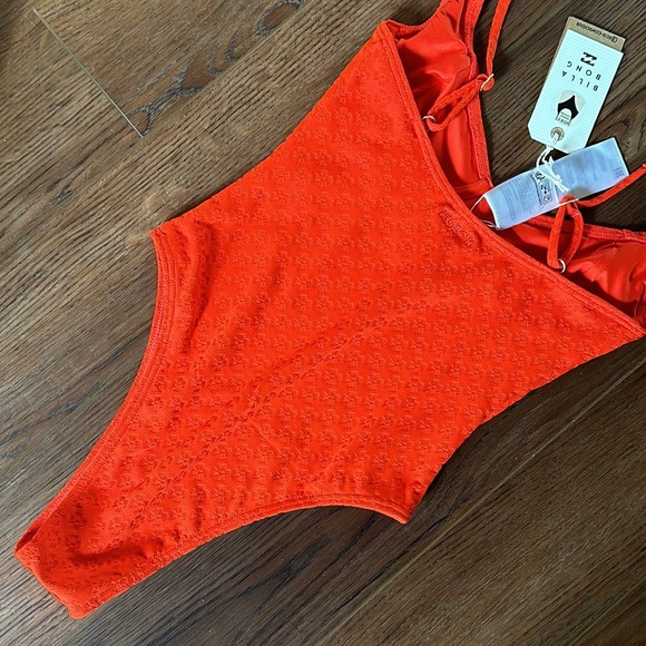 Billabong Good Vibes Emma Red One Piece Small - Picture 7 of 17